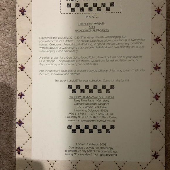 Quilting Pattern - Picture 2 of 2